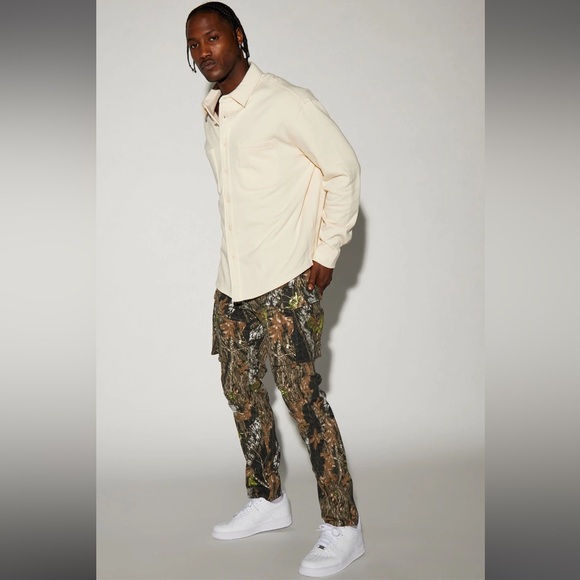 NWT Nova Men Green Summer Games Slim Cargo Pants - Picture 1 of 8